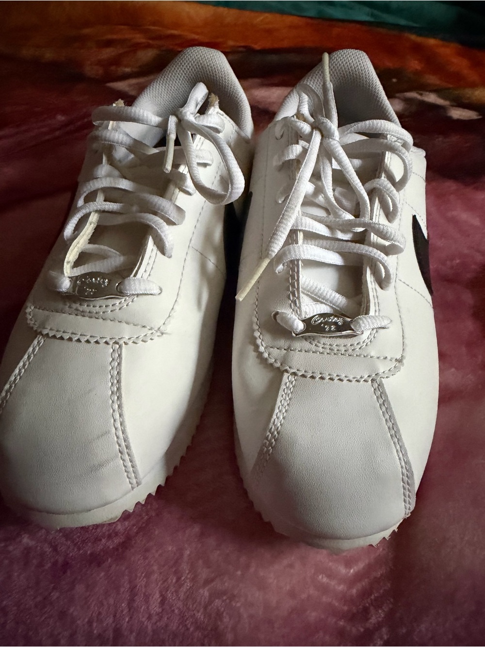 Nike White Low-Top Cortez